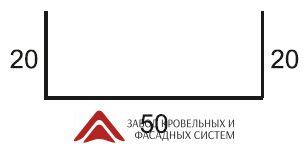 Декоративная накладка 50мм KRISTAL Matt Двухсторонний (Матовый) 0,45мм